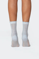 Pointelle Socks